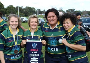 Runners Up Women's Rugby Grand Final 2015 Melbourne v Moorabbin