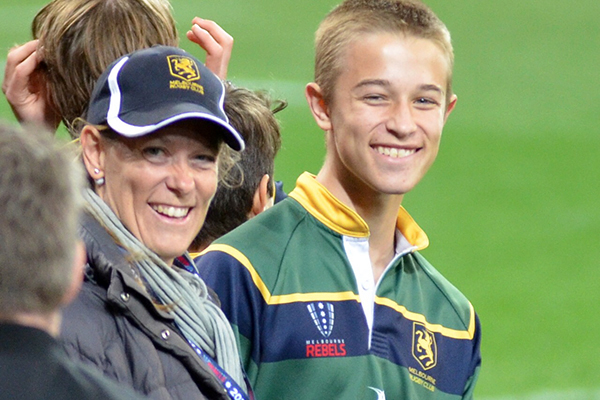 Melbourne Rugby Club Junior Coordinator Michelle Iezzi